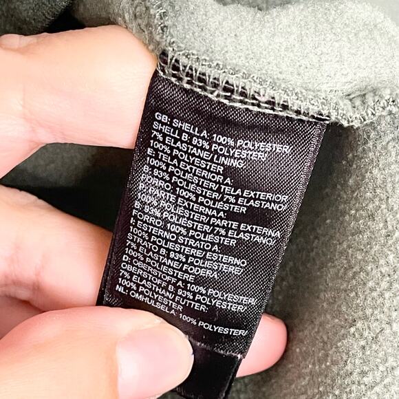 North Face Men's Green Long Sleeve Fleece Size M - Picture 7 of 7